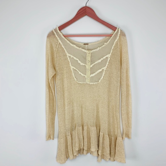 Free People Sweaters - Free people cream sweater